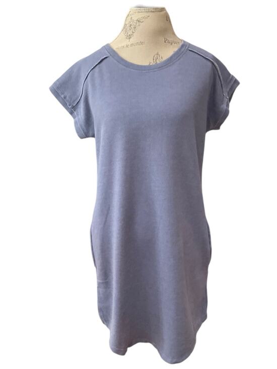 Hippie Rose Tops - Hippie Rose Women’s Tee Shirt Dress Boho Washed Denim Size Large NWT